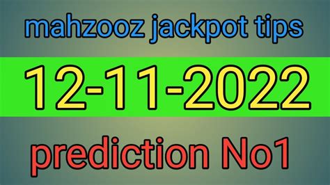 mahzooz prediction|How To Pick 5/5 Best Numbers For Mahzooz Draw.